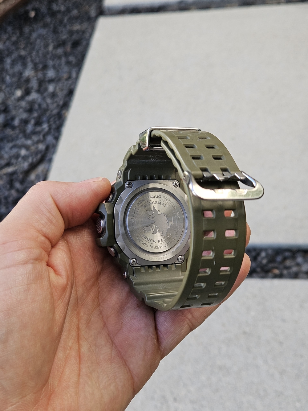 Casio G-Shock Rangeman Digital Watch - Olive Green - Picture 7 of 8